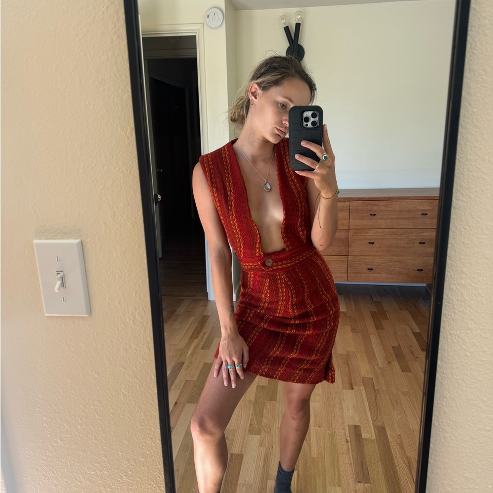 70’s vintage two-piece wool set